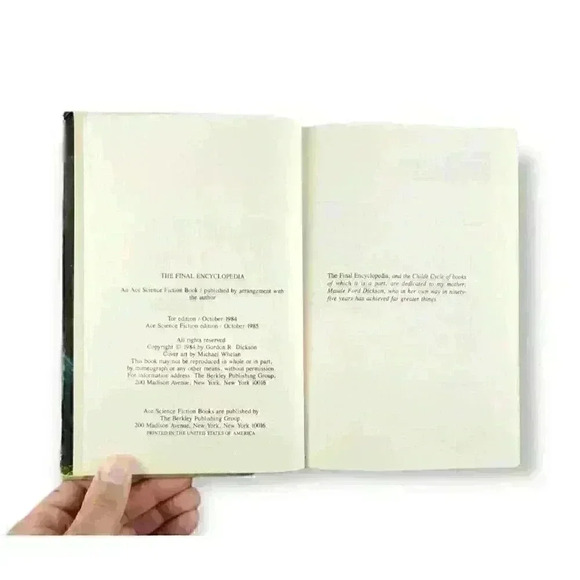 The Final Encyclopedia by Gordon R. Dickson Book Club Edition (Hardcover, 1985) - Picture 4 of 10